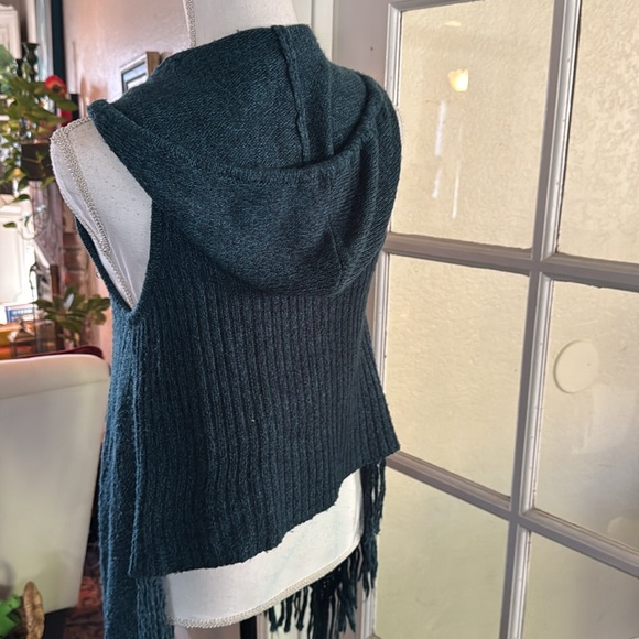 Teal Cardigan Vest - Picture 3 of 13